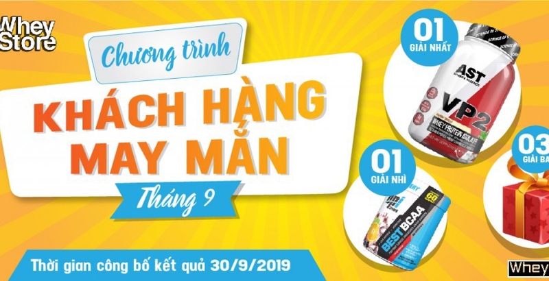 Chương trình khách hàng may mắn tháng 9