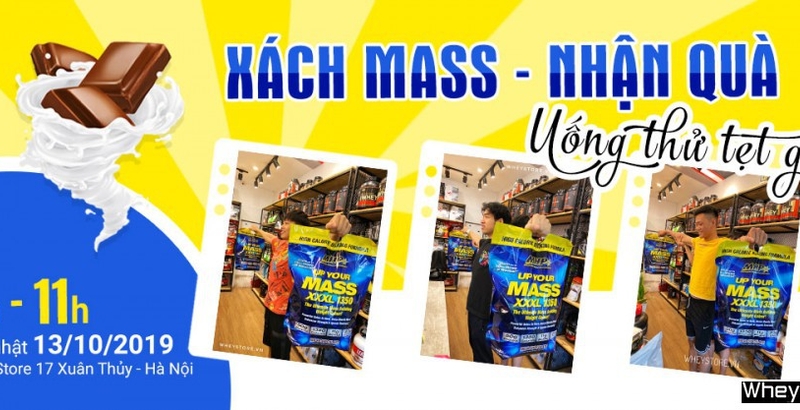 Thử thách xách mass nhận quà