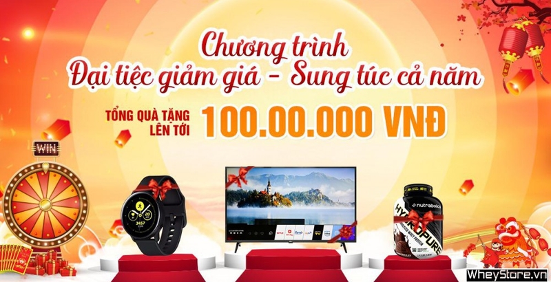 Đại tiệc giảm giá, sung túc cả năm