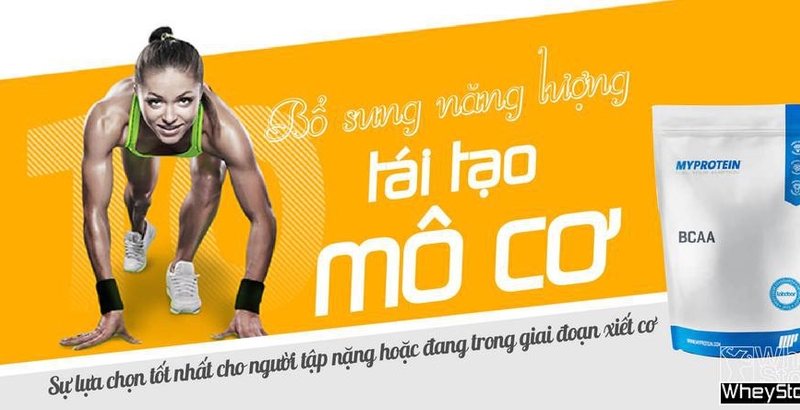 Tại sao người tập Gym cần bổ sung Myprotein BCAA?