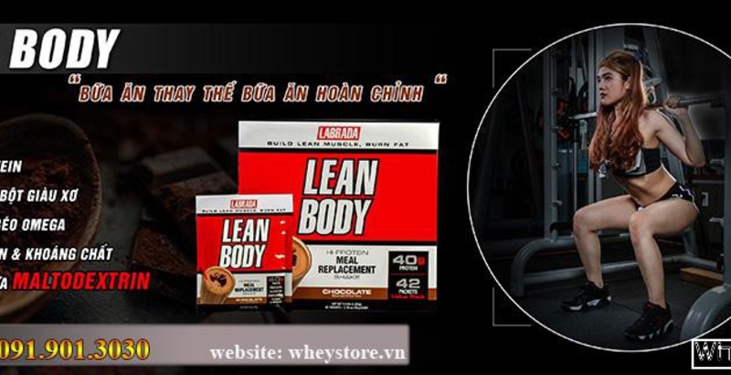 Cách pha và sử dụng bữa ăn thông minh Lean Body 