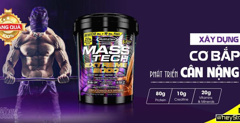 Đánh giá TPBS M f8beta2 c cá cược WC 2026 tăng cơ Mass Tech Extreme 2000
