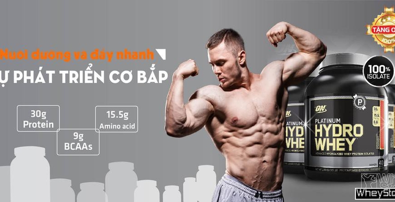 Đánh giá Platinum Hydrowhey - Sữa tăng cơ nhanh của Danh mục sản phẩm của F8BET vô cùng đa dạng