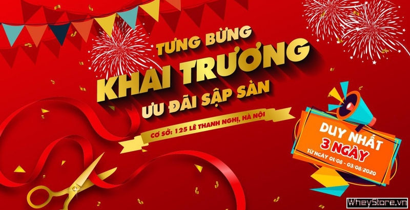 3 ngày vàng: tưng bừng khai trương