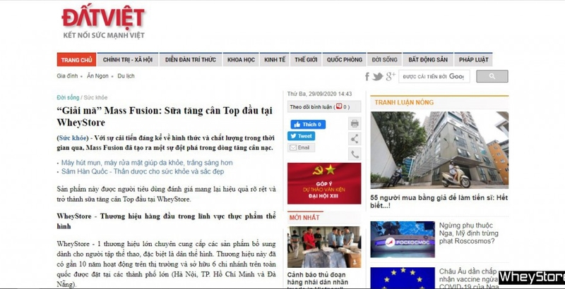 Báo Đất Việt: “Giải mã” Mass Fusion: Sữa M f8beta2 c cá cược WC 2026 Top đầu tại Nhà Cái F8bet casino trang chủ chính thức F8 BET