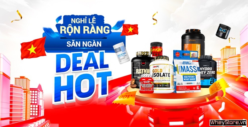Chương trình SALE rộn ràng - chào mừng đại lễ