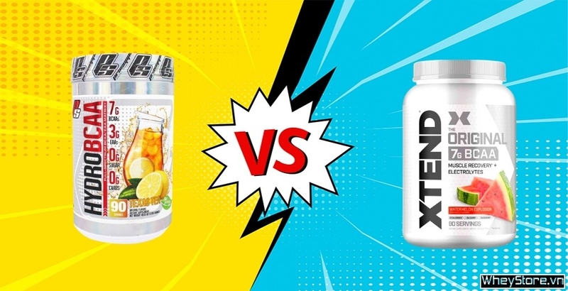 So sánh Hydro BCAA và Xtend BCAA: Loại nào chống dị hóa tốt hơn?