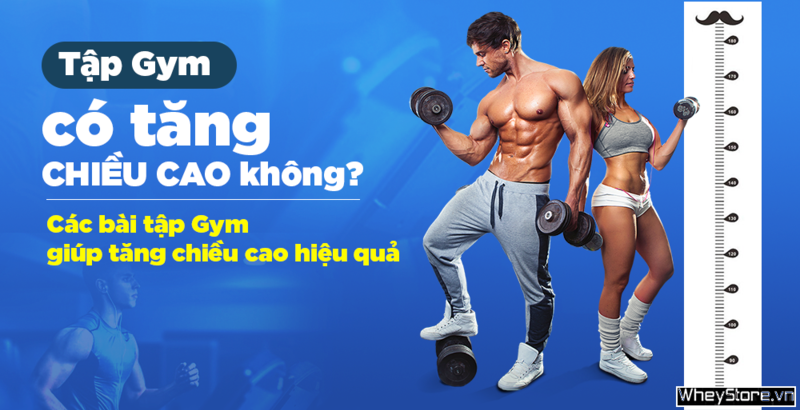 Tập Gym có tăng chiều cao không? Các bài tập giúp tăng chiều cao hiệu quả.