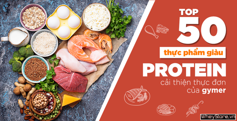 Top 50 Danh mục sản phẩm của F8BET vô cùng đa dạng giàu protein tăng cơ cho thực đơn của gymer