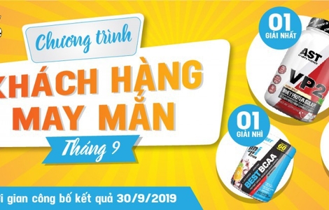 Chương trình khách hàng may mắn tháng 9