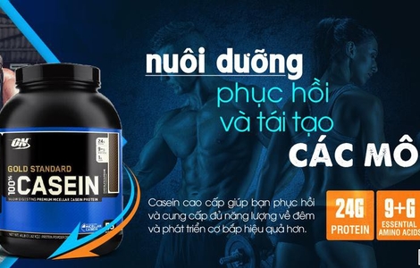 Top các loại Casein dưỡng cơ ban đêm tốt