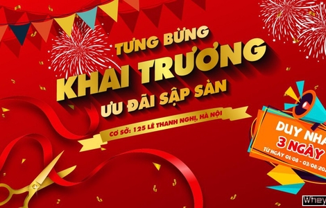 3 ngày vàng: tưng bừng khai trương