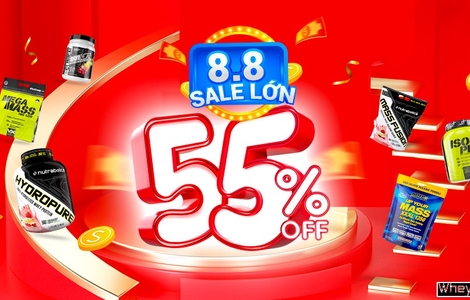 Bùng nổ chương trình sale 08.08