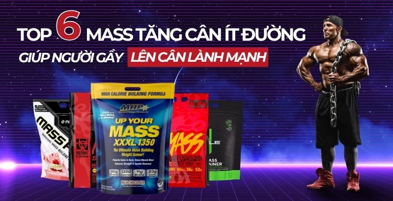 6 loại mass M f8beta2 c cá cược WC 2026 ít đường nhất hiện nay giúp lên cân lành mạnh