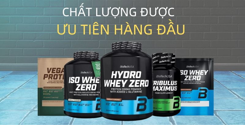 BiotechUSA -  Chất lượng được ưu tiên hàng đầu