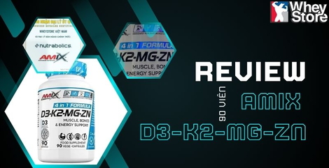 Review Amix D3-K2-Mg-Zn – Bộ Tứ Vitamin & Khoáng Chất Cho Sức Khỏe