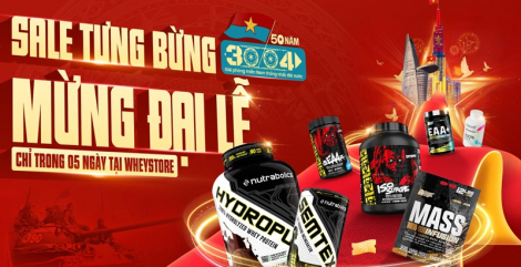 ĐẠI SALE MỪNG ĐẠI LỄ 30/4 - 1/5 