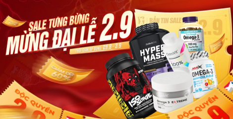 SALE TƯNG BỪNG MỪNG ĐẠI LỄ 2/9