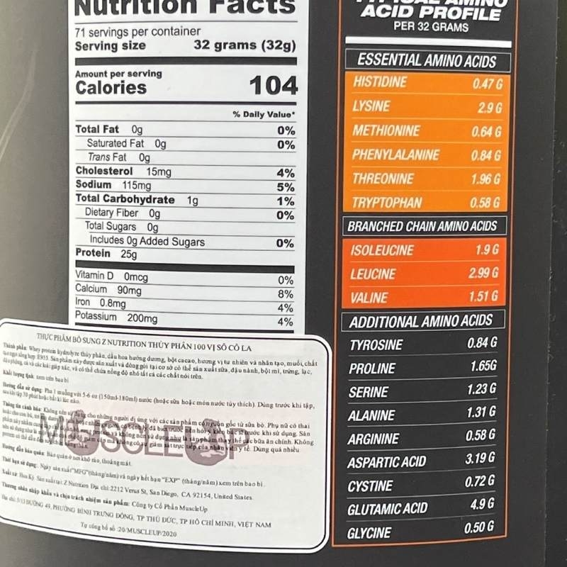 Z Protein Hydrolyzed F8bet09 vip Trang chinh thức Isolate 5lbs