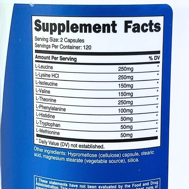 M.F8beta2.con link không chặn EAA Essential Amino Acids 1200mg - 240 viên