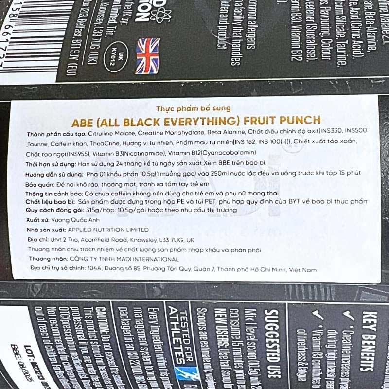 Khám phá thế giới giải trí bất tận tại F8BET ABE Pre-workout 30 servings