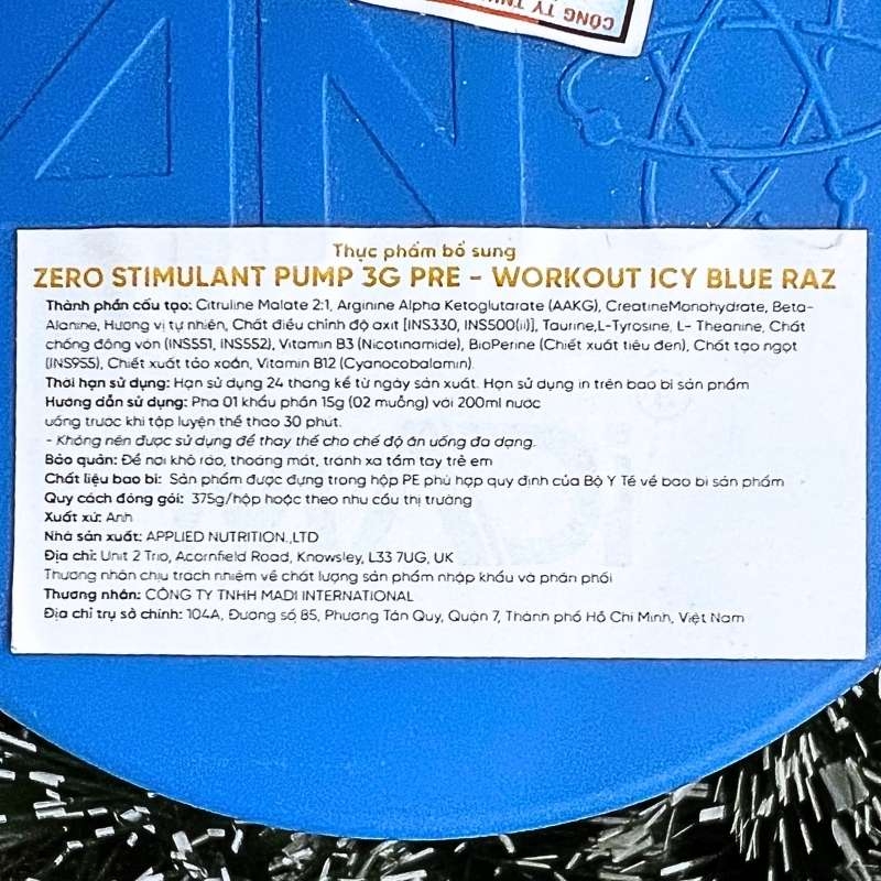 Khám phá thế giới giải trí bất tận tại F8BET PUMP 3G Pre-Workout Zero Stim 25 servings