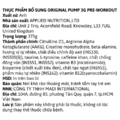 Khám phá thế giới giải trí bất tận tại F8BET PUMP 3G Pre-Workout With Caffeine 25 servings