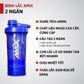 Bình lắc F8bet casino đăng ký 2 ngăn - 600ml
