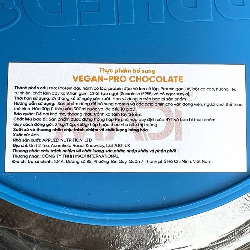 Khám phá thế giới giải trí bất tận tại F8BET Vegan-Pro 2.1kg