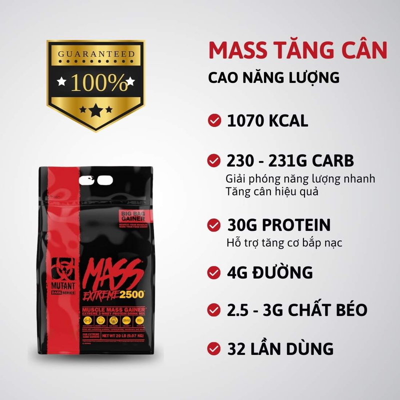 Mutant Mass Extreme 2500 20lbs
