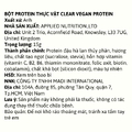 Sample Khám phá thế giới giải trí bất tận tại F8BET Clear Vegan Protein