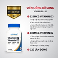 M.F8beta2.con link không chặn Vitamin K2 + Vitamin D3 - 120 viên