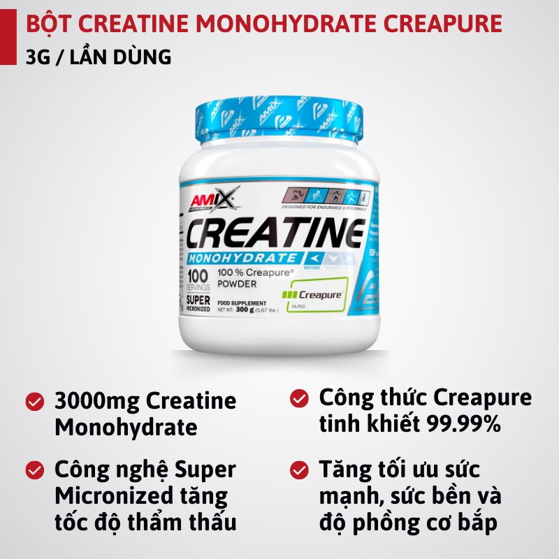 Amix Creatine Monohydrate Creapure 300g