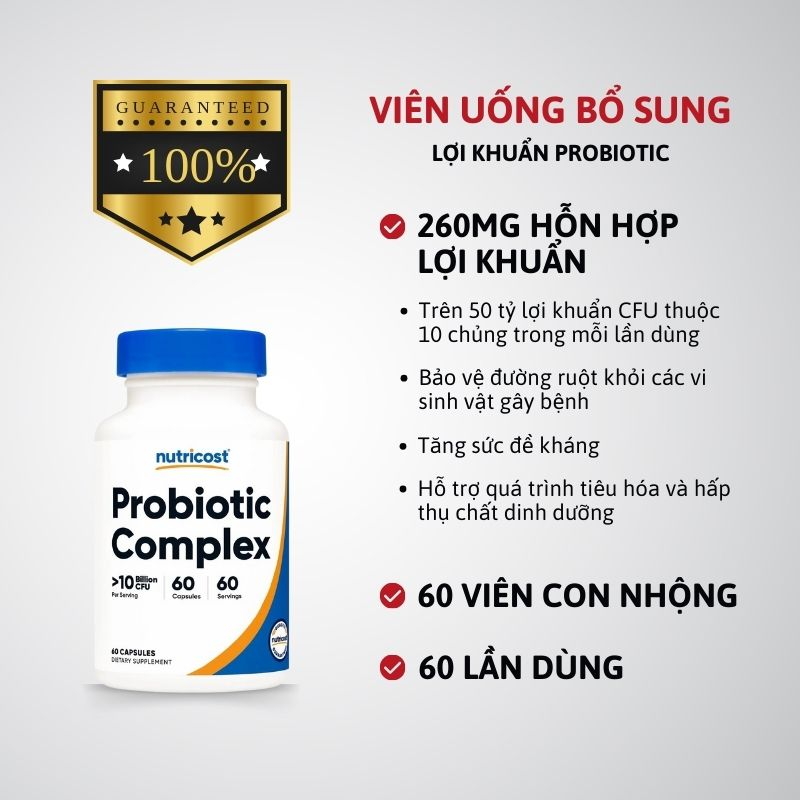 M.F8beta2.con link không chặn Probiotic Complex - 60 viên