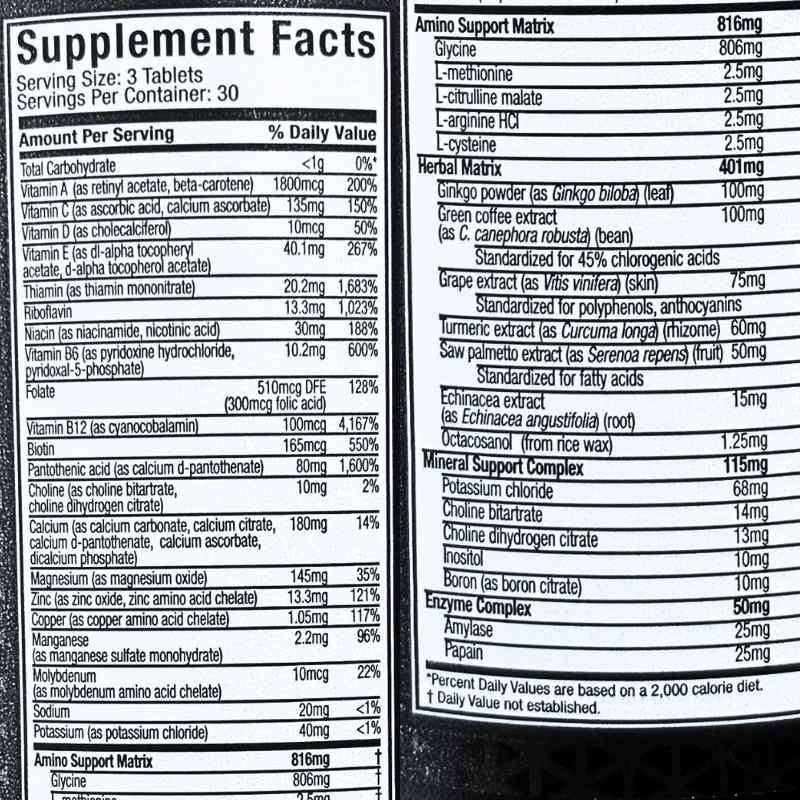MuscleTech Platinum Multivitamin - 90 viên