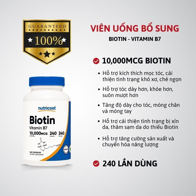 M.F8beta2.con link không chặn Biotin Vitamin B7 - 240 viên