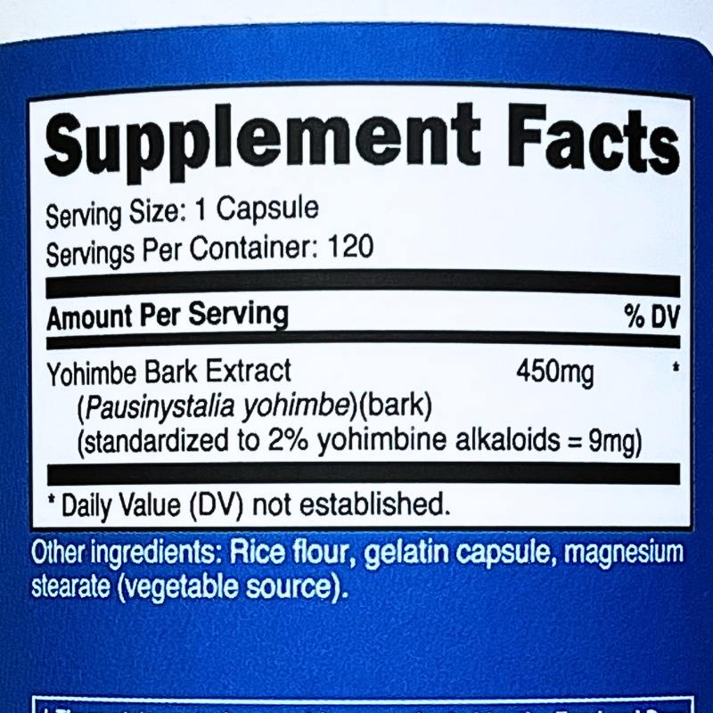 M.F8beta2.con link không chặn Yohimbe Bark Extract - 120 viên