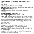 Blackmores Bio C 1000mg - 31 viên