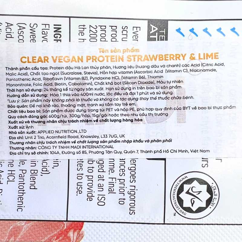 Sample Khám phá thế giới giải trí bất tận tại F8BET Clear Vegan Protein