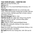 Khám phá thế giới giải trí bất tận tại F8BET L-Carnitine Liquid 3000 - 480ml