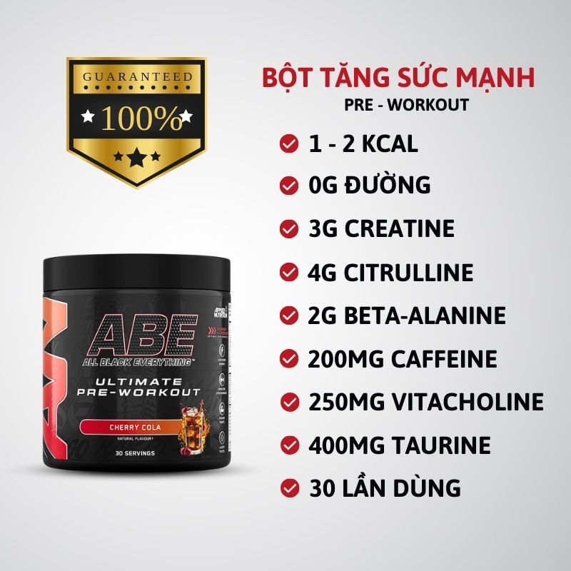 Khám phá thế giới giải trí bất tận tại F8BET ABE Pre-workout 30 servings