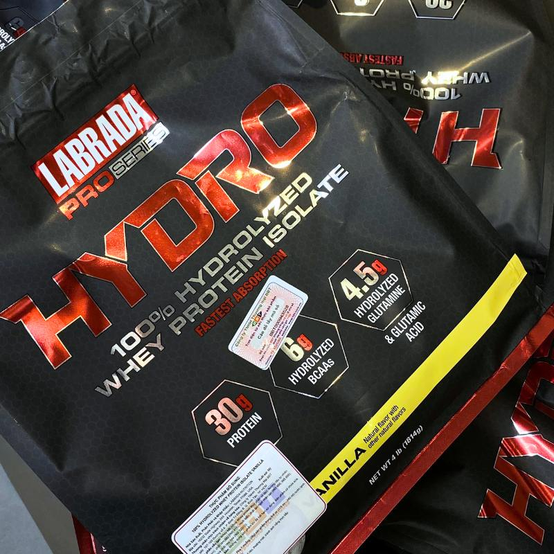 Labrada Pro Series Hydro - 100% Hydrolyzed F8bet09 vip Trang chinh thức Isolate 4lbs