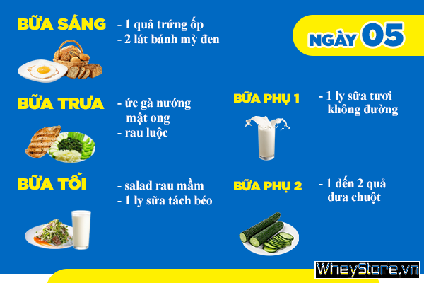 Thực đơn cho người tập Gym giảm cân chi tiết trong 7 ngày - Ảnh 5 Thực đơn cho người tập Gym giảm cân chi tiết trong 7 ngày - Ảnh 5