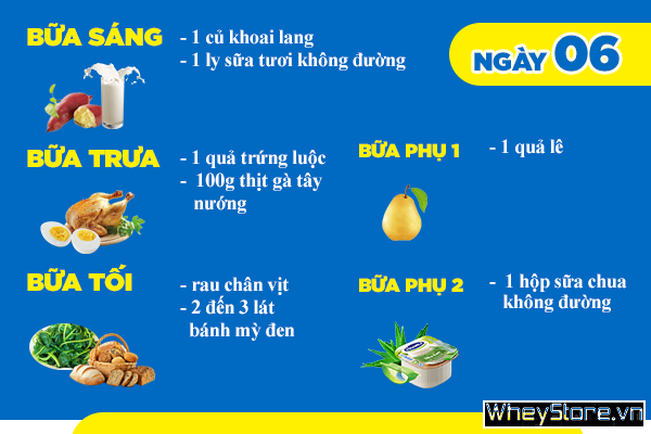 Thực đơn cho người tập Gym giảm cân chi tiết trong 7 ngày - Ảnh 6 Thực đơn cho người tập Gym giảm cân chi tiết trong 7 ngày - Ảnh 6