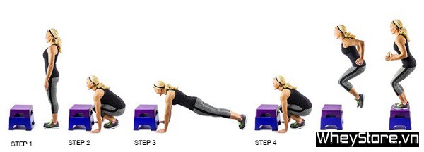 Burpee là gì? Tập Burpee đúng cách như thế nào? - Ảnh 7 Burpee là gì? Tập Burpee đúng cách như thế nào? - Ảnh 7
