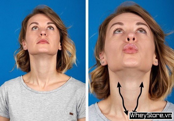 7 bài tập giảm nọng cằm cho gương mặt thon gọn - Ảnh 2