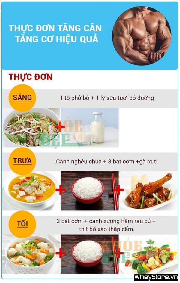 Thực đơn 1 tuần cho nam gầy giúp M f8beta2 c cá cược WC 2026 hiệu quả - Ảnh 2