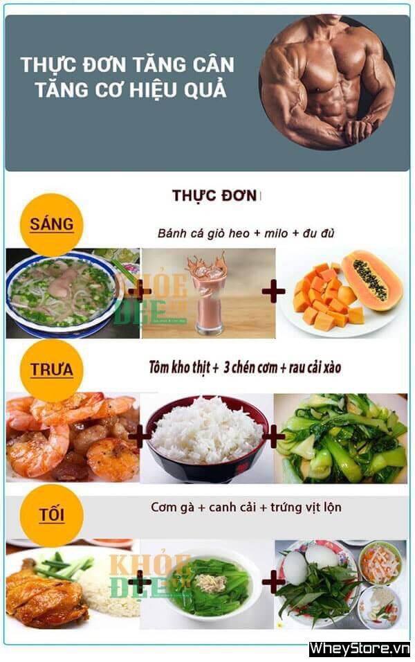 Thực đơn 1 tuần cho nam gầy giúp M f8beta2 c cá cược WC 2026 hiệu quả - Ảnh 4