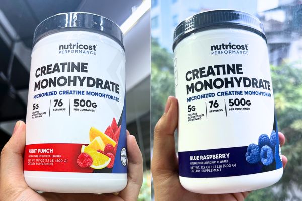 M.F8beta2.con link không chặn Creatine Monohydrate 500g vị Fruit Punch và Blue Raspberry (hình ảnh chỉ mang tính chất minh họa)
