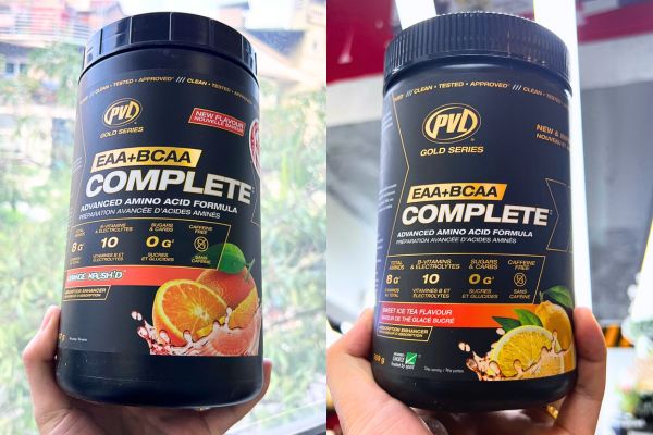 PVL EAA + BCAA Complete 30 servings và 90 servings (hình ảnh chỉ mang tính chất minh họa)